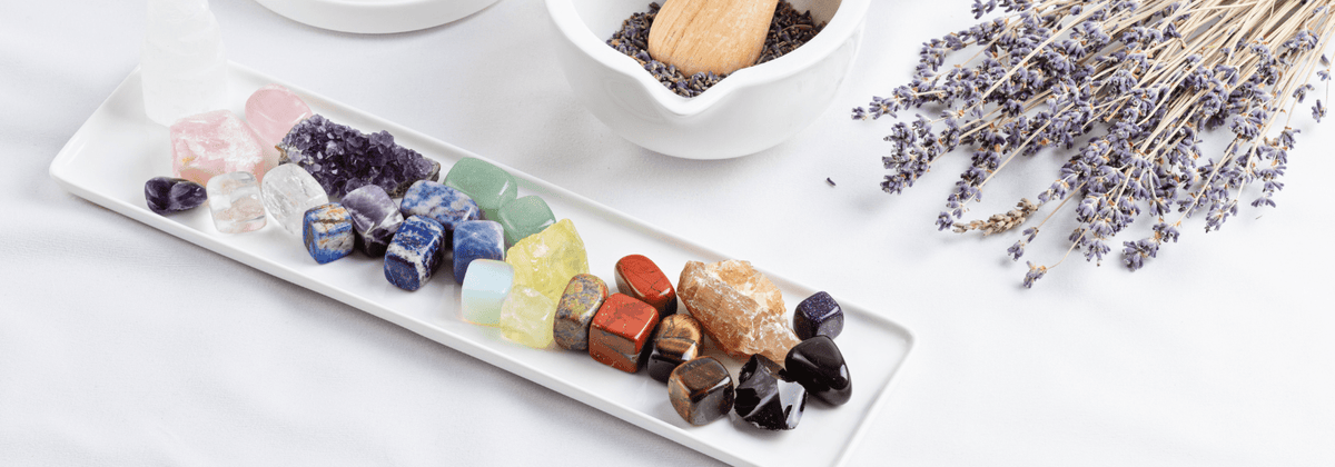 crystals and aromatherapy