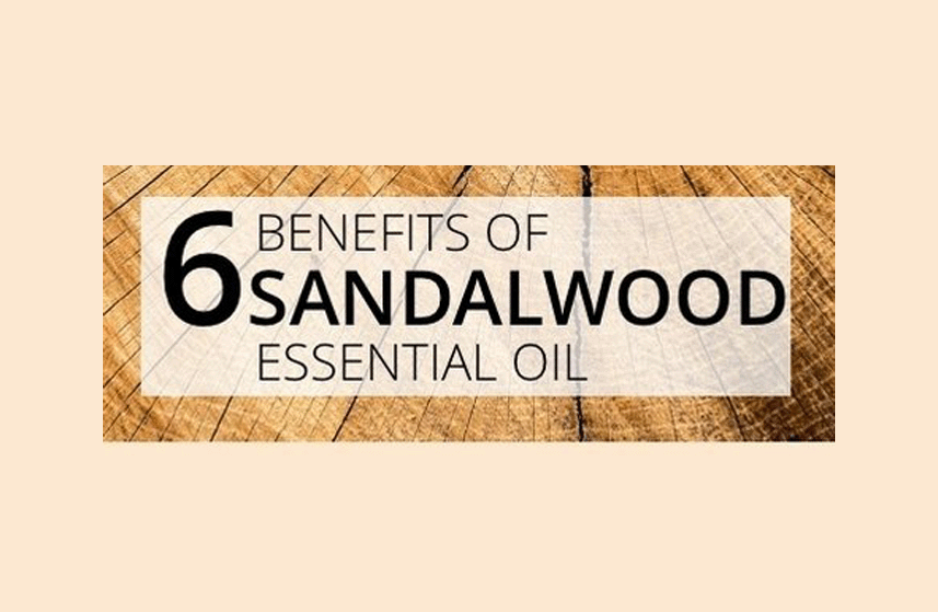 Sandalwood Essential Oil Benefits Infographic