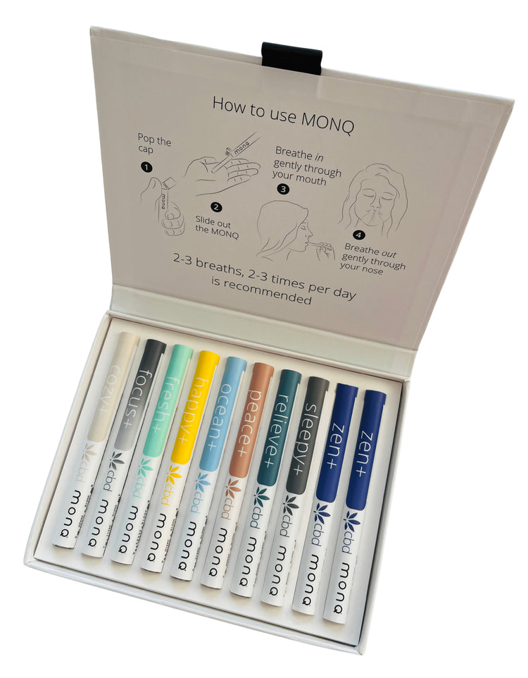 MONQ 10 Pack Original+CBD Diffusers