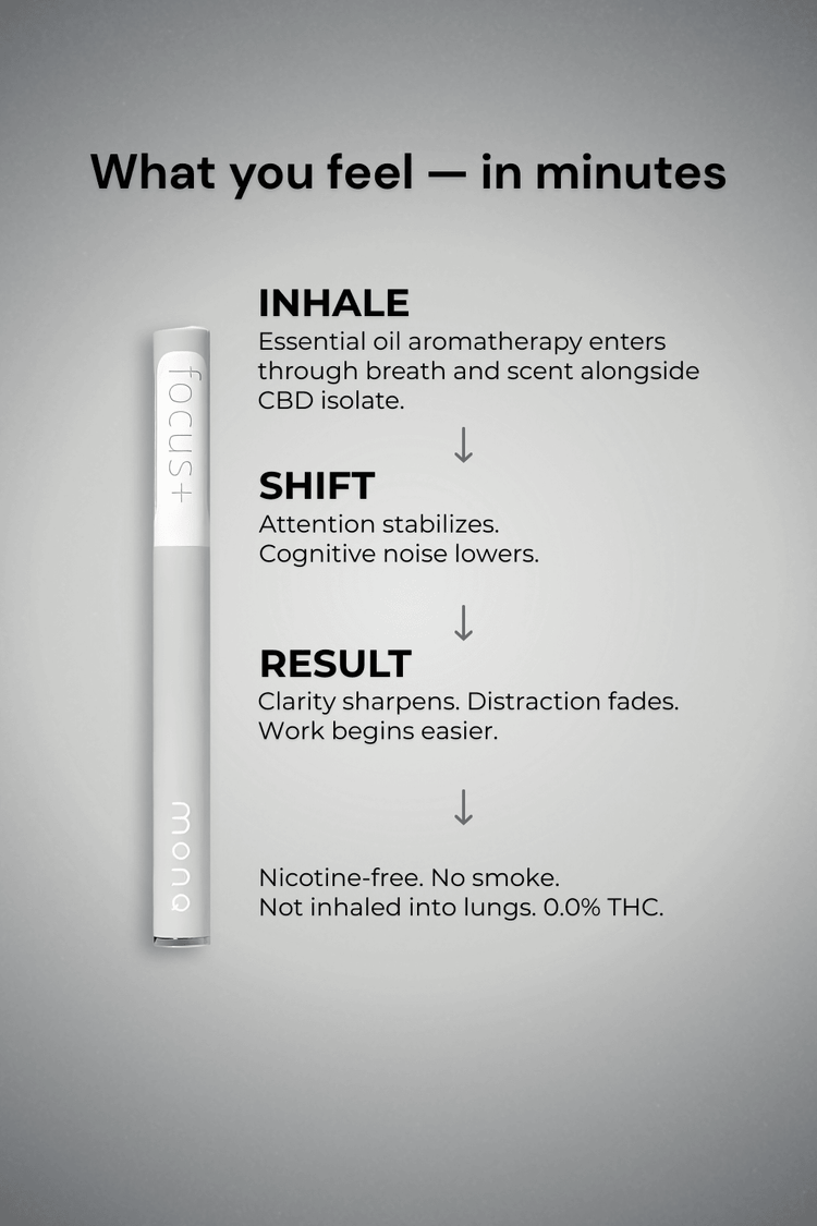 Entourage Original Diffusers+ Focus+CBD MONQ Diffuser